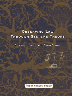 cover image of Observing Law Through Systems Theory